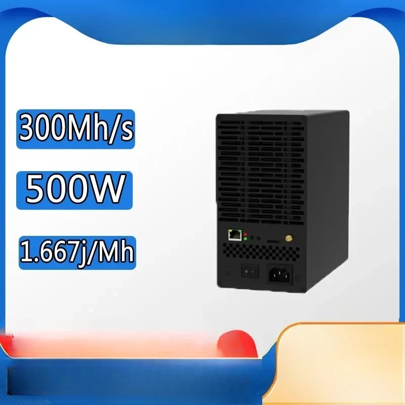 آلة التعدين المنزلية ICERIVER-AE1 LITE مع إصدار PSU Lite، عامل تعدين ALEO Asic لاستخلاص العملات المشفرة، 500 وات، 300 ميجا هرتز/الثانية