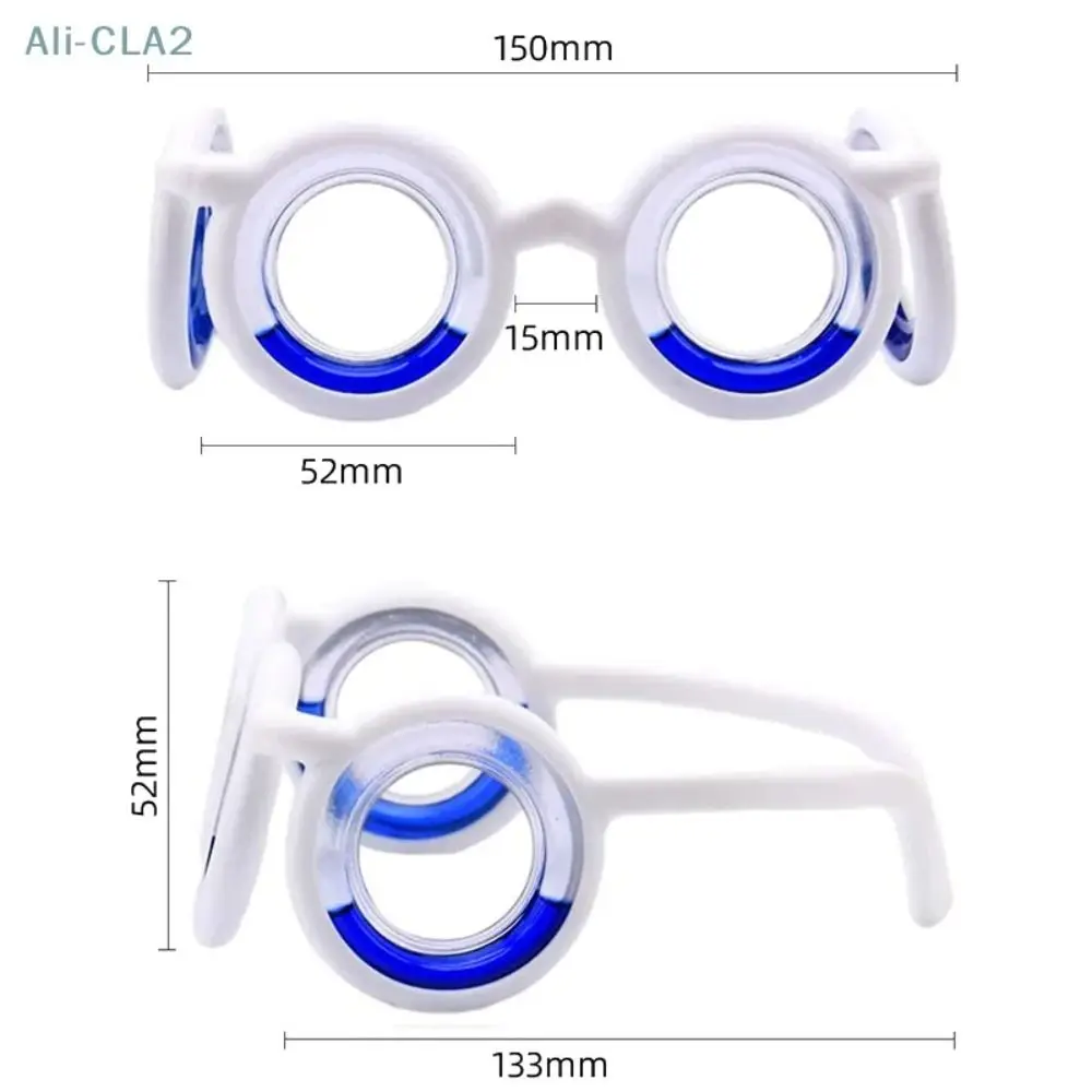 Portable Anti-Motion Sickness Eyeglass Carsickness No Lens Anti-Dizziness Eyeglass Anti-Nausea Airsickness Anti-Sickness Eyewear