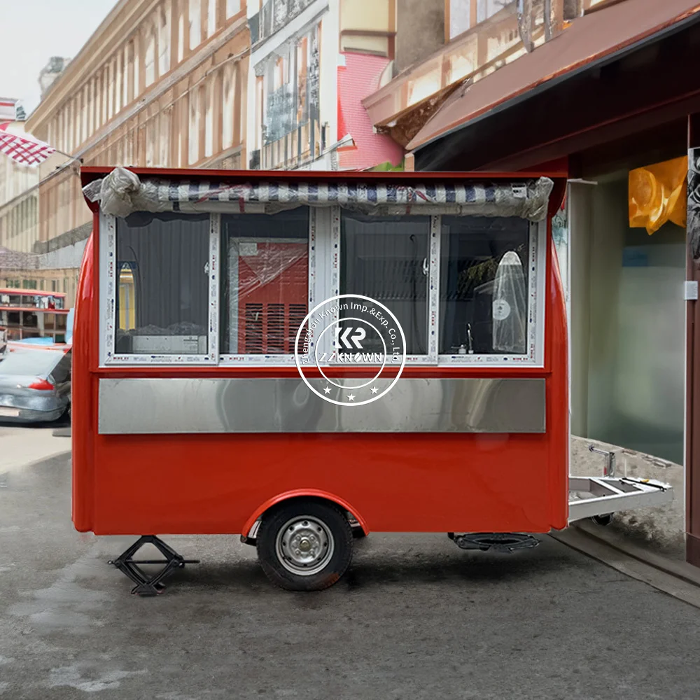 

Commercial Mobile Street Food Truck Concession Foodtrailer Pizza Coffee Cart Mobile Coffe Kiosk for Catering Fully Equipped