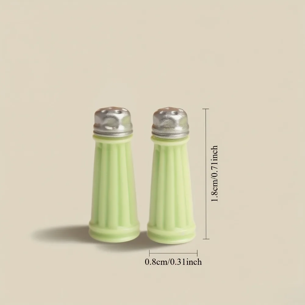 2PCS Simulation Mini Spice Bottle - Doll House Creative Model - Shooting Scene Props - Detail 1