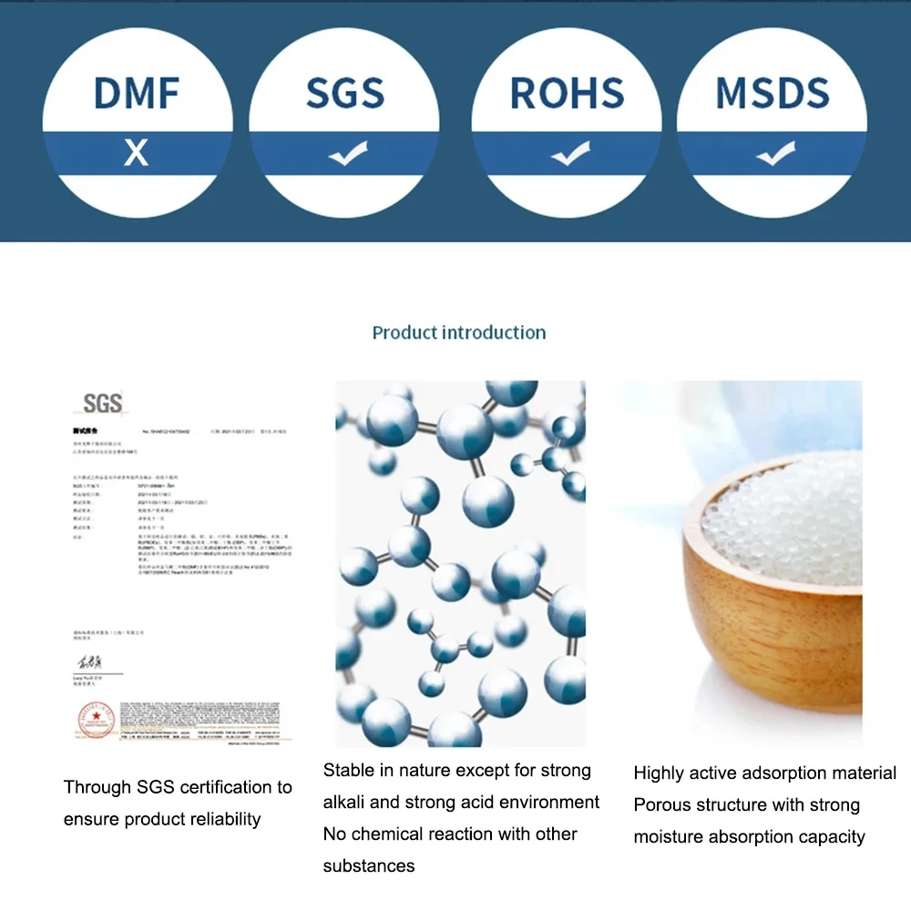 1/2/5/10/20g Package Non Toxic Silica Gel Desiccant Damp Kitchen Room Living Moisture Dehumidifier Absorber Bag