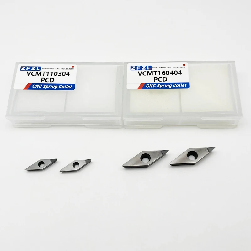 VCMT110304 VCMT110308 VCMT160404 VCMT160408 PCD Inserts  VCMT High precision PCD Diamond Insert CNC Carbide Turning Lathe - view 4