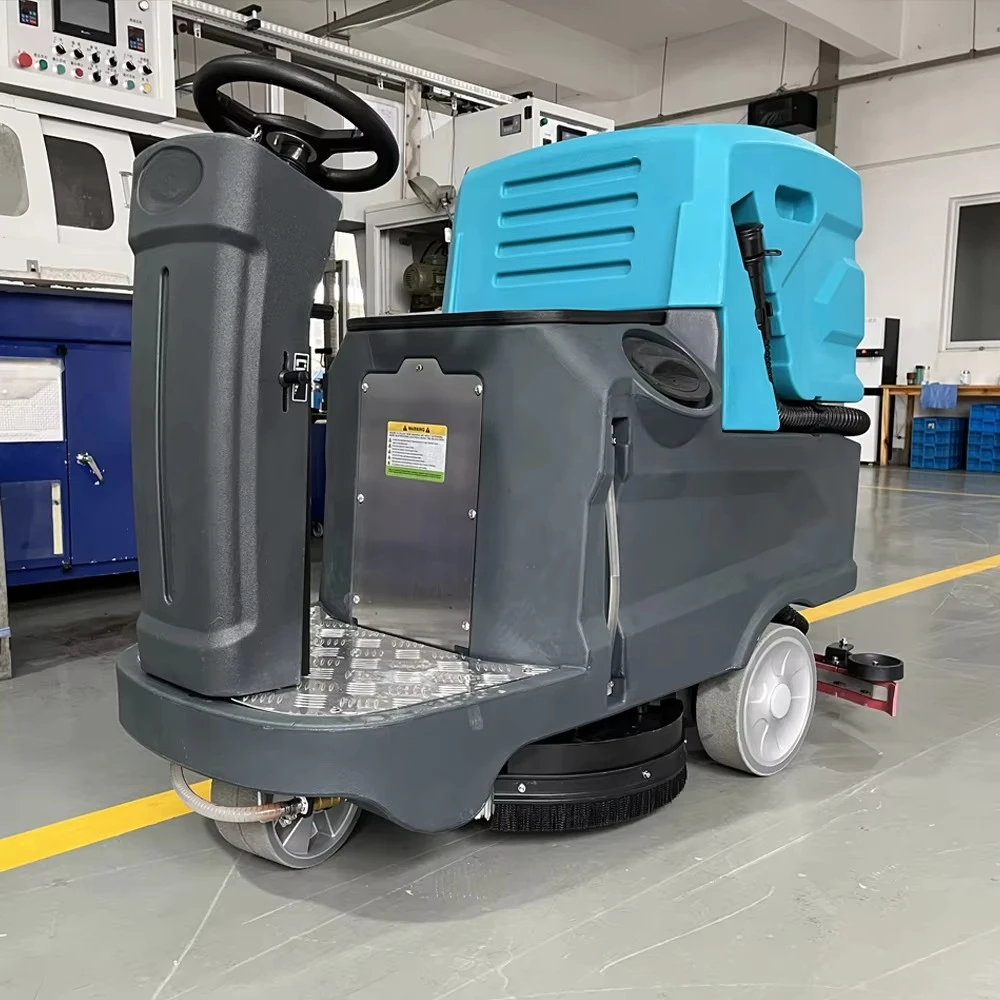 RD560 معدات التنظيف الصناعية عالية الجودة 80L آلة تنظيف مجفف الأرضيات #4