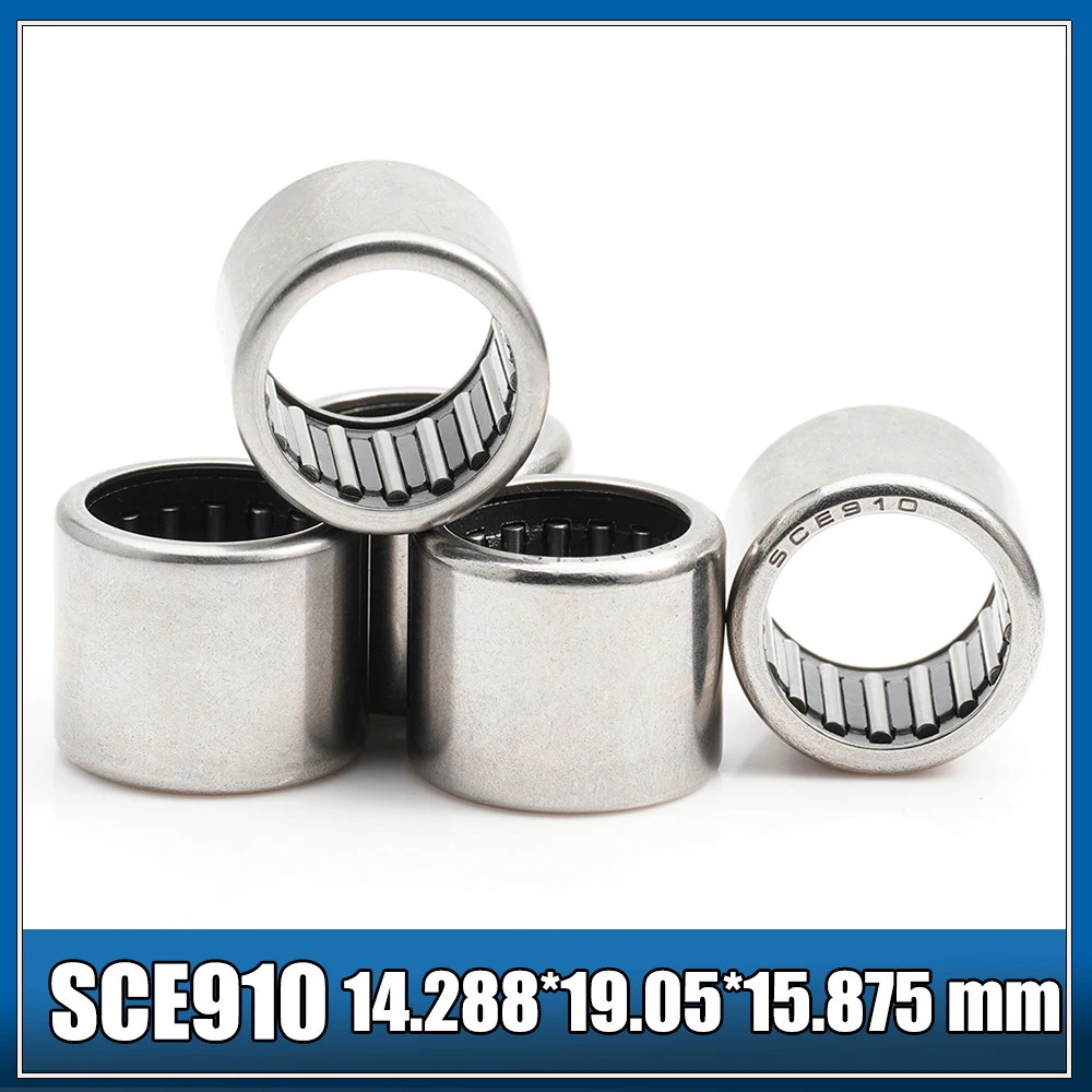 

SCE910 Bearing 14.288*19.05*15.875 mm ( 5 PCS ) Drawn Cup needle Roller Bearings B910 BA910Z SCE 910 Bearing