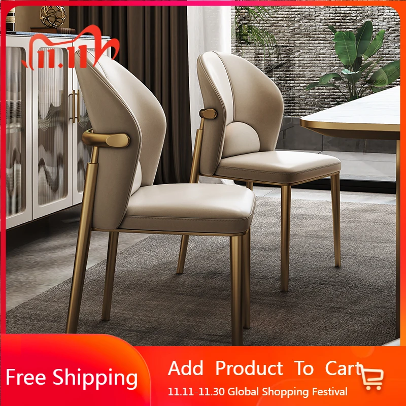 

Stoot Restaurant Dining Chairs Mobile Modern Hotel Ergonomic Living Room Dining Chairs Designer Sillas Chinese Style Furniture