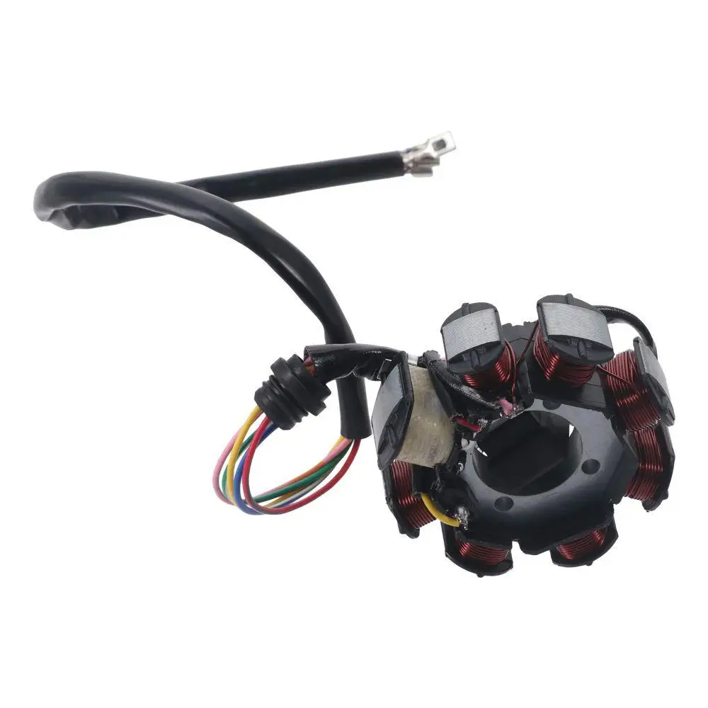 

Replacement 8 Coil Magneto Ignition Stator 5 Wires ABS 250cc Scooters Metal Rubber Thick Stator For CG125 125cc 150cc 4-stroke