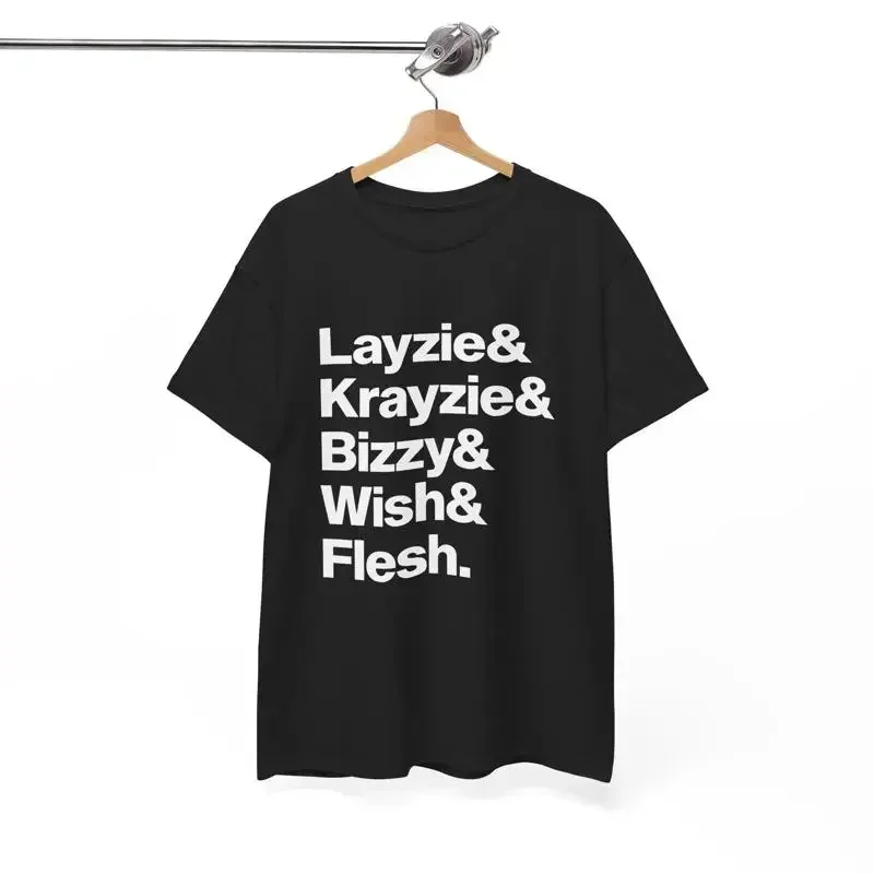 BONE THUGS N HARMONY Names Unisex T Shirt Black Typography Premium Minimal