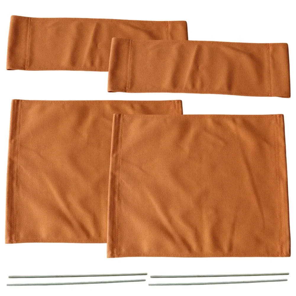 Foldable Canvas Seat Covers Kit Suitable for Director Chairs with Round Rods Offering Easy Replacement and Long Term Use