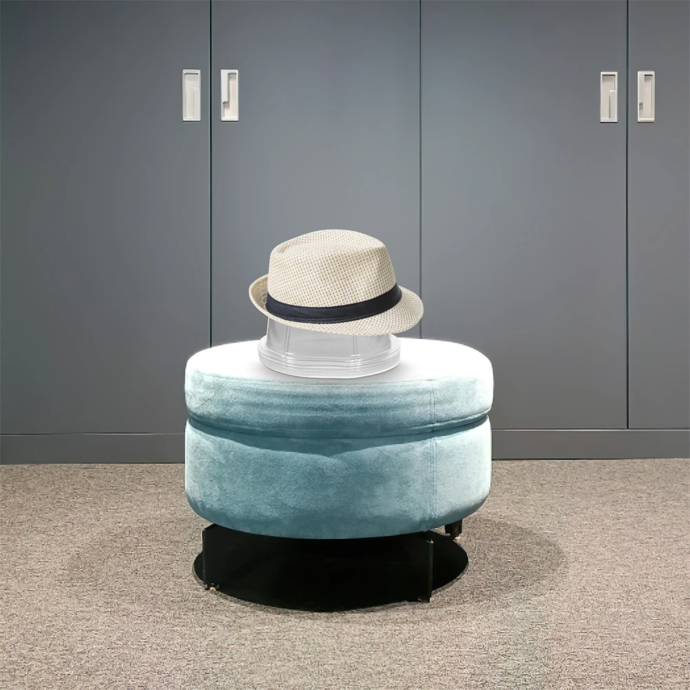 

10pcs Display Stand PVC Support Home Holder Round Hat Display Rack Storage Pvc Hat Rack Organizer Desk Cap Pedestal