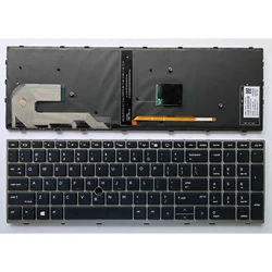 Teclado de EE. UU. Para HP Elitebook 850, G5, 850, G6, 855, G5, 750, G5, G6, 755, G5, zbook 15u, G5, G6