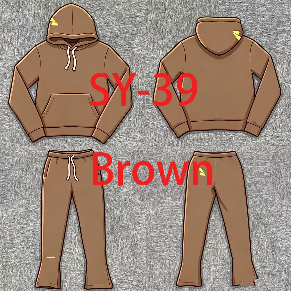 

SY-39 Men's Cotton Tracksuit Set Streetwear Casual Outfit Hoodie And Trousers Combo Stylish Sweatshirts Pants for Jogging