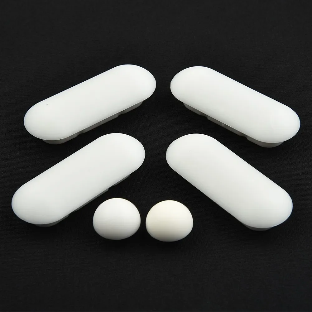 

6Pc Toilet Lid Cushions Toilet Seat Cushions Pad White Buffers Pack Bathroom White Stop Bumper Universal-Type Shock Absorber