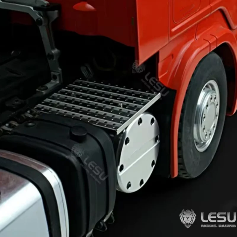 LESU Mode 1/14 RC Truck Metall-Simulationsauspufftank G-6051 für Tamiya R620 R470 Truck-Modell Dekoration Upgrade Zubehör – Detail 2