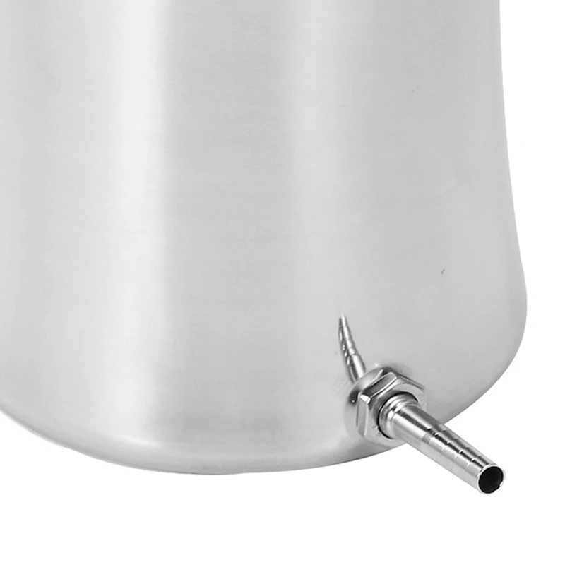 A02V-2L Health Stainless Steel Enema Bucket Suitable for Colon Cleansing Reusable Constipation Cleaning Detoxification