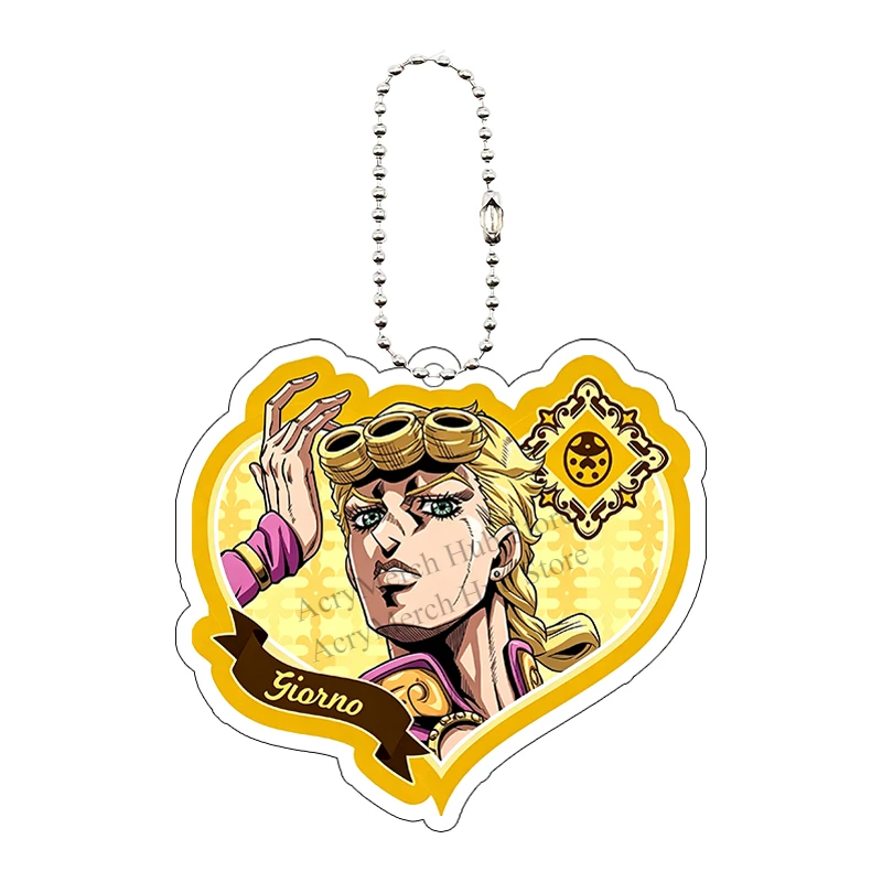 Doppio Giorno Risotto JOJO Anime Cartoon Acryl Trendiger Anhänger Rucksack-Dekoration Schmuck Doujin Schlüsselanhänger Geschenk – Detail 10