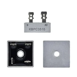 다이오드 브리지 정류기, KBPC1510, KBPC2510, KBPC3510, KBPC5010, 15A, 25A, 35A, 50A, 1000V, 1 개