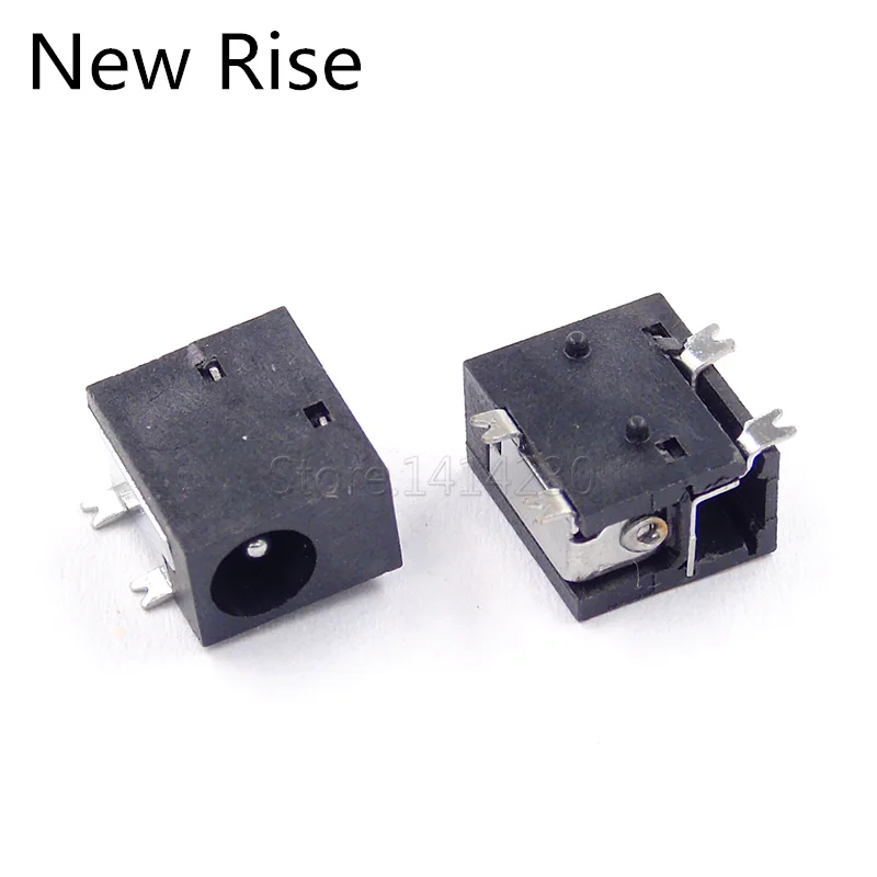 10PCS DC Power Socket DC-033 4.0*1.7mm  3.5*1.35mm DC Socket SMD 4-pin power socket dc033 4.0x1.7mm 3.5x1.35mm