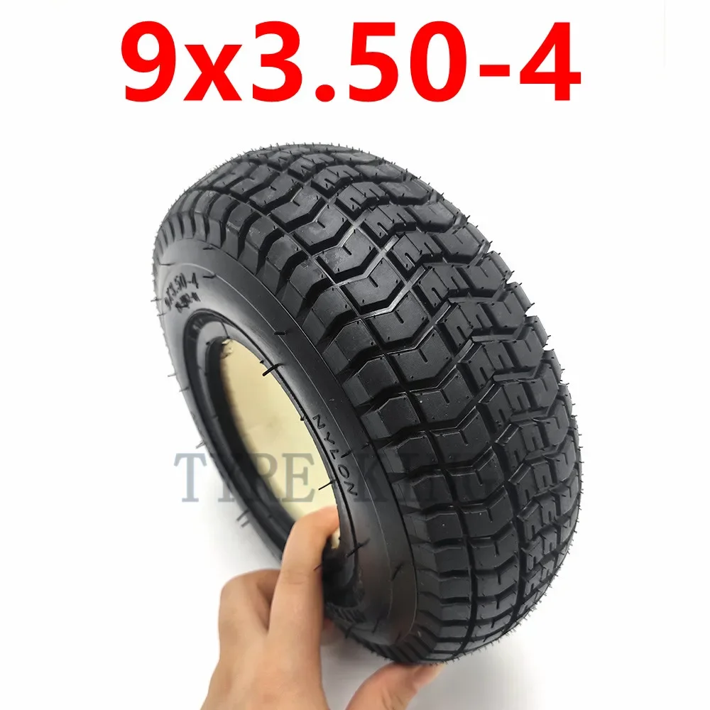 9x3.50-4 الإطارات الصلبة يناسب الغاز/سكوتر كهربائي دراجة ثلاثية العجلات الكهربائية 9 بوصة انفجار برهان 9*3.50-4 الصلبة لايحتاج الإطارات التبعي