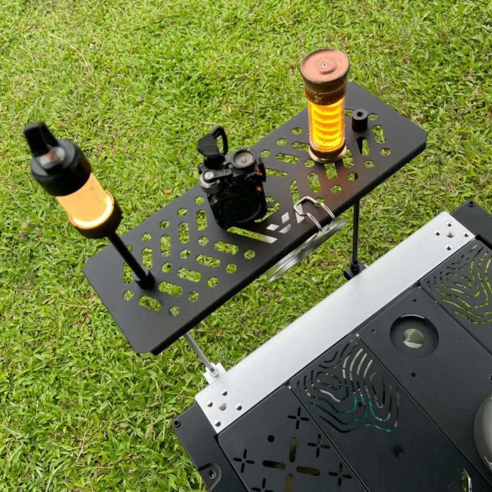 

Сверхмощный держатель настольной лампы, портативный держатель для фонаря из алюминиевого сплава, подставка для кемпингового фонаря, съемная стойка, стол Igt для улицы