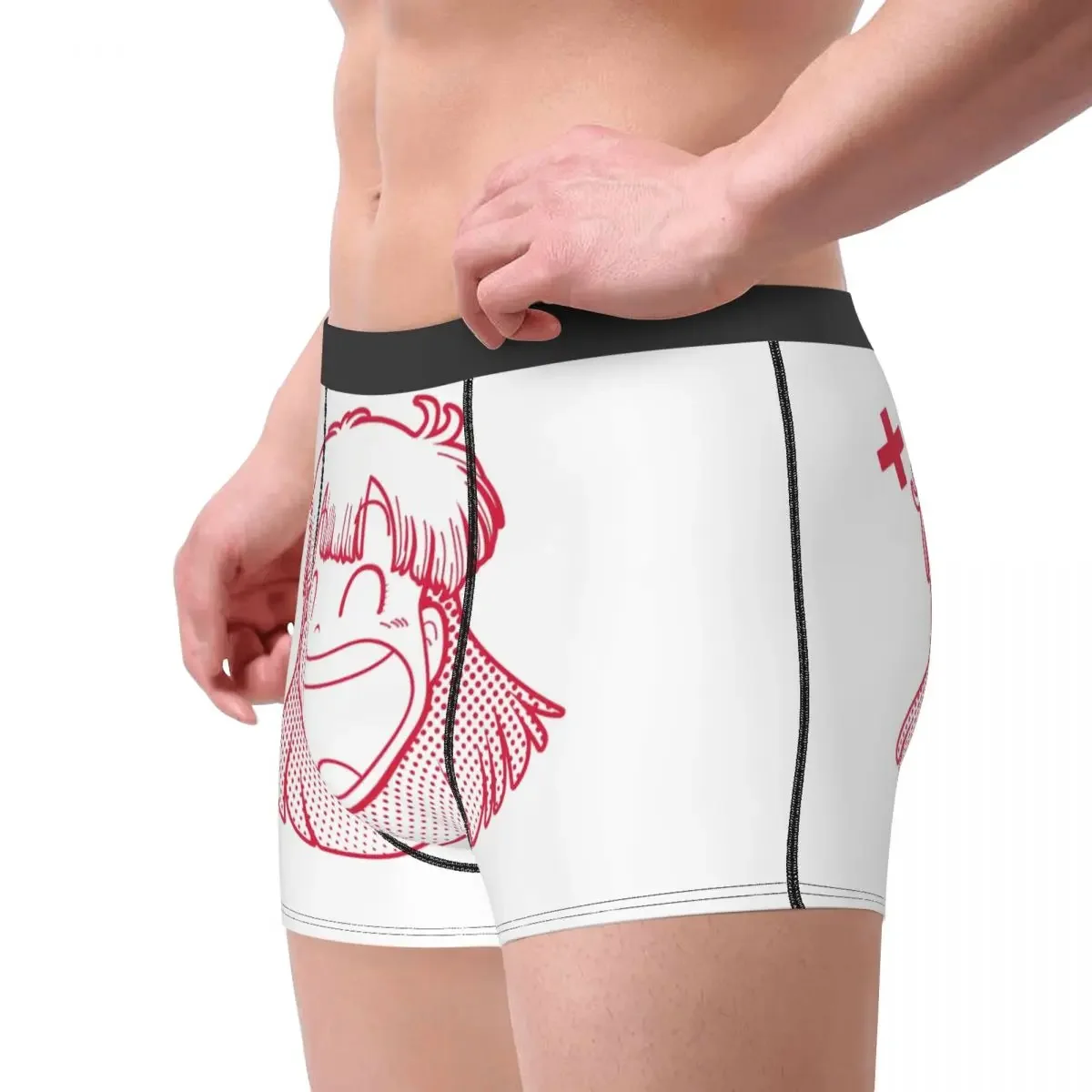 Dr Slump Japanese Manga Smile Underpants Cotton Panties Male Underwear Print Shorts Boxer Briefs