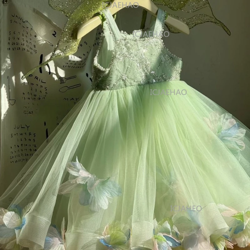 2026 Children Lolita Style Girls Princess Dress New Cute Strapless Party Pageant Gown Costume Tutu Daily Kids Formal Birthday