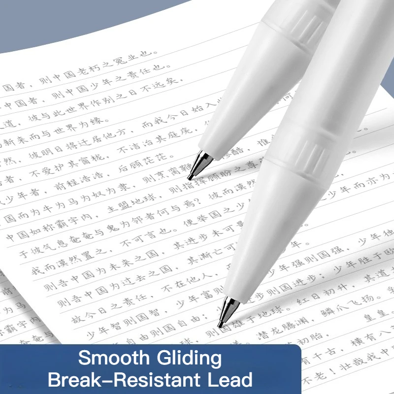 M&G BENWEI 0.5mm or 0.7mm Matte Mechanical Pencil Minimalist Aesthetic Design Break-Resistant Mechanical Pencil for Students