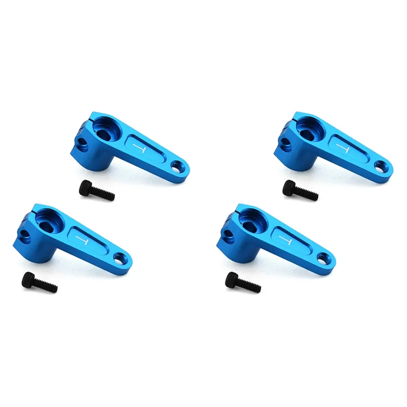 

ODIES-4Pcs Metal 25T Servo Arm TRF Servo Horn 42248 For Tamiya FUTABA Servo