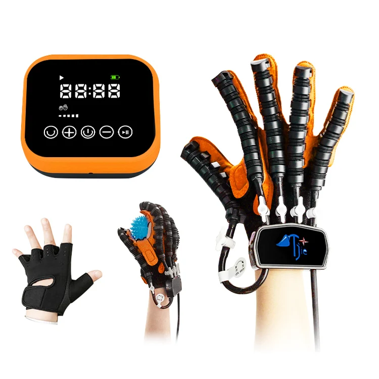 Functional hand rehabilitation robot glove hand device for stroke patients Finger trainer man