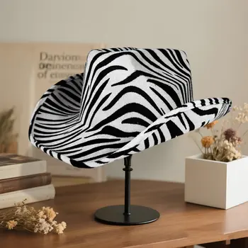 어린이용 레오파드 무늬 카우보이 모자, 넓은 챙과 세련된 디자인으로 일상복과 특별한 날에 모두 잘 어울립니다. 8 best sales 어린이용 카우보이 모자 - №5