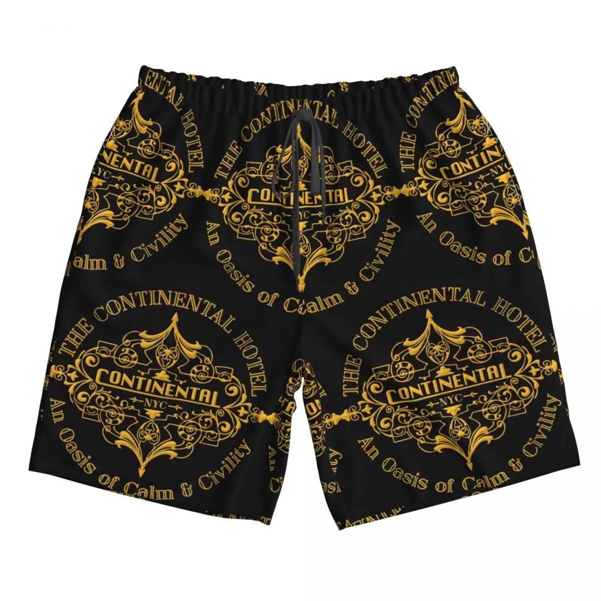 

The Continental Hotel Trunks Beach Board Shorts Casual Quick Dry Swim Summer Men Pants