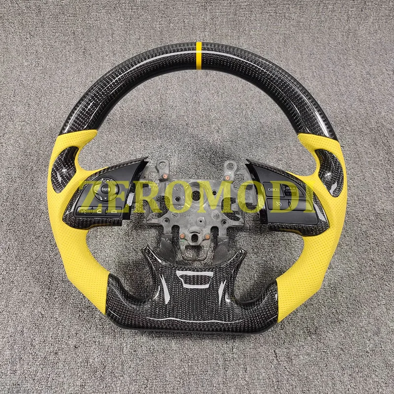 

Сменный руль из настоящего углеродного волокна с кожей для Mitsubishi Outlander 2016-2021 ASX Eclipse Cross