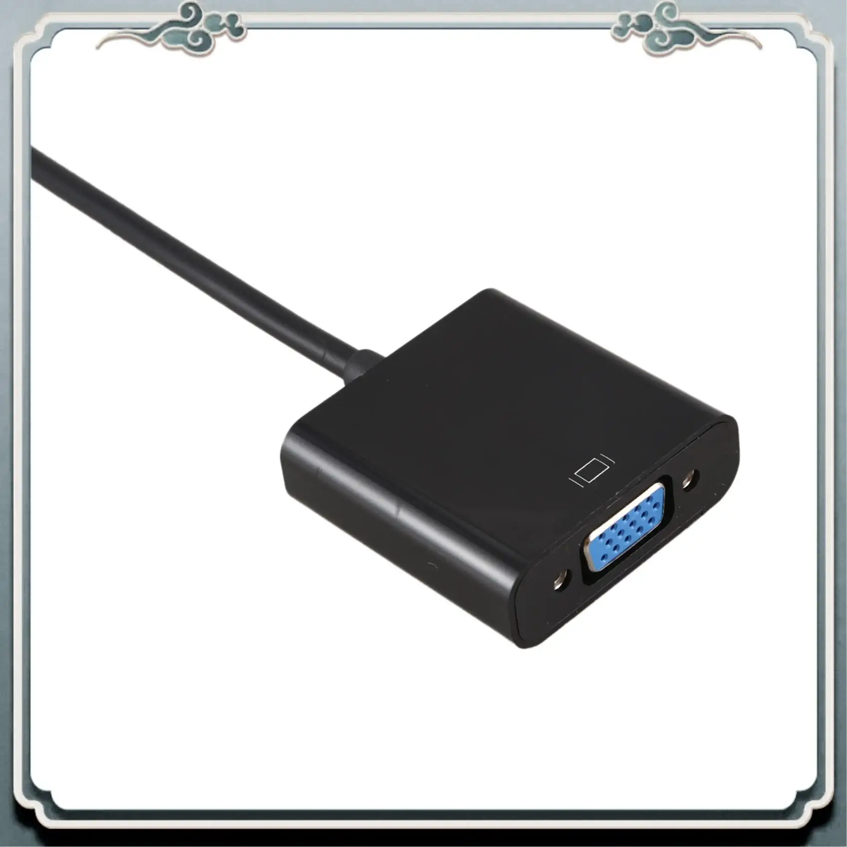 ABIJ-2X DVI To VGA Adapter Cable 1080P DVI-D To VGA Cable 24+1 25 Pin DVI Male To 15 Pin VGA Female Video Converter