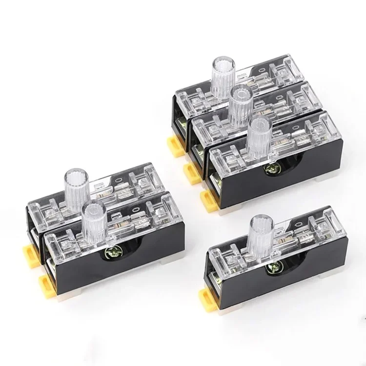 Fuse Single, Double, Triple With Light Holder FS-101 Rail Type 6 * 30 Fuse Box 6X30