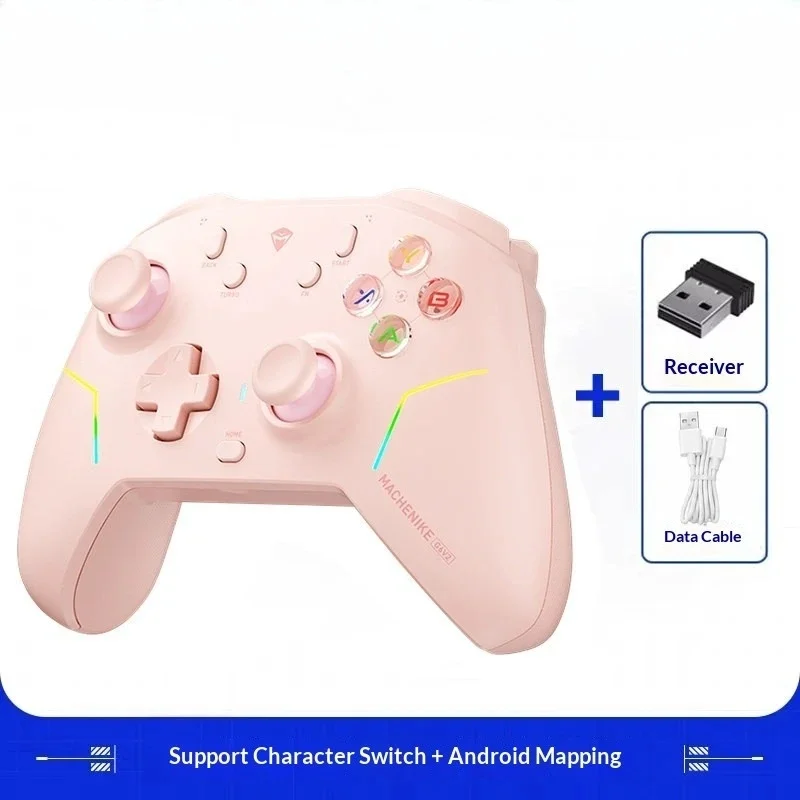 NEW Machenike G6 V2 Ultra Wireless Gamepad Tri-Mode Bluetooth Six-Axis NS Dual Hall 4 Back Buttons Gift