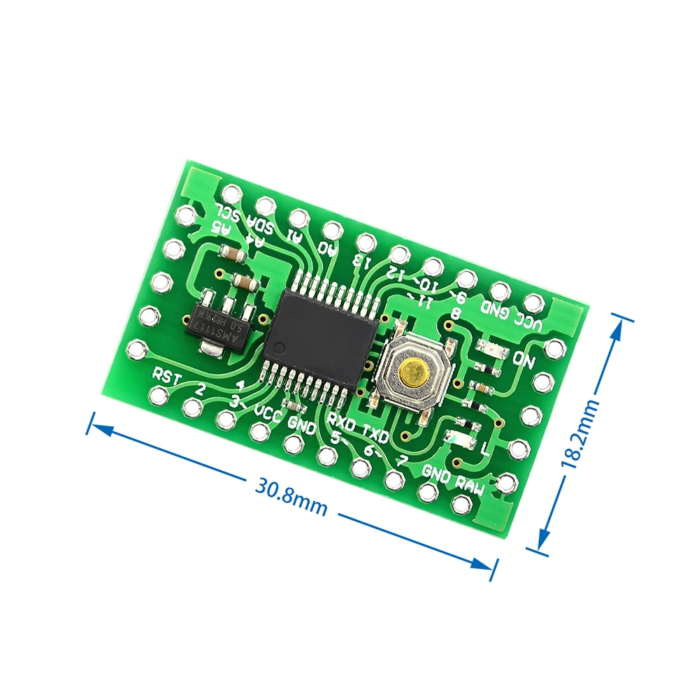 LGT8F328P LQFP32MiniEVB zastępuje Arduino Pro Mini ATMEGA328P