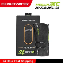 CHAOYANG XC 299 ARISUN Mountain 26X1.95  Bicycle Super Light Antipruritic 180TPI Ultralight Black Tyre 27.5/29*1.95 Cycling Part