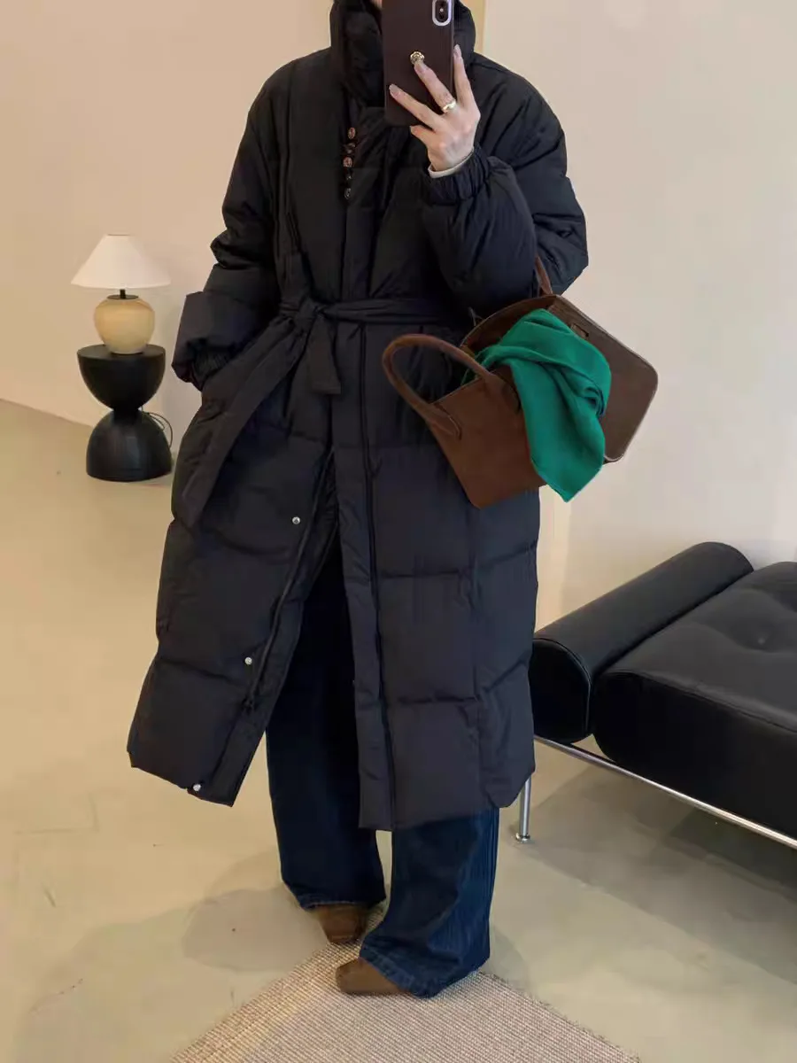 Winter Women's Down Jacket Loose Commuting Windproof Parkas