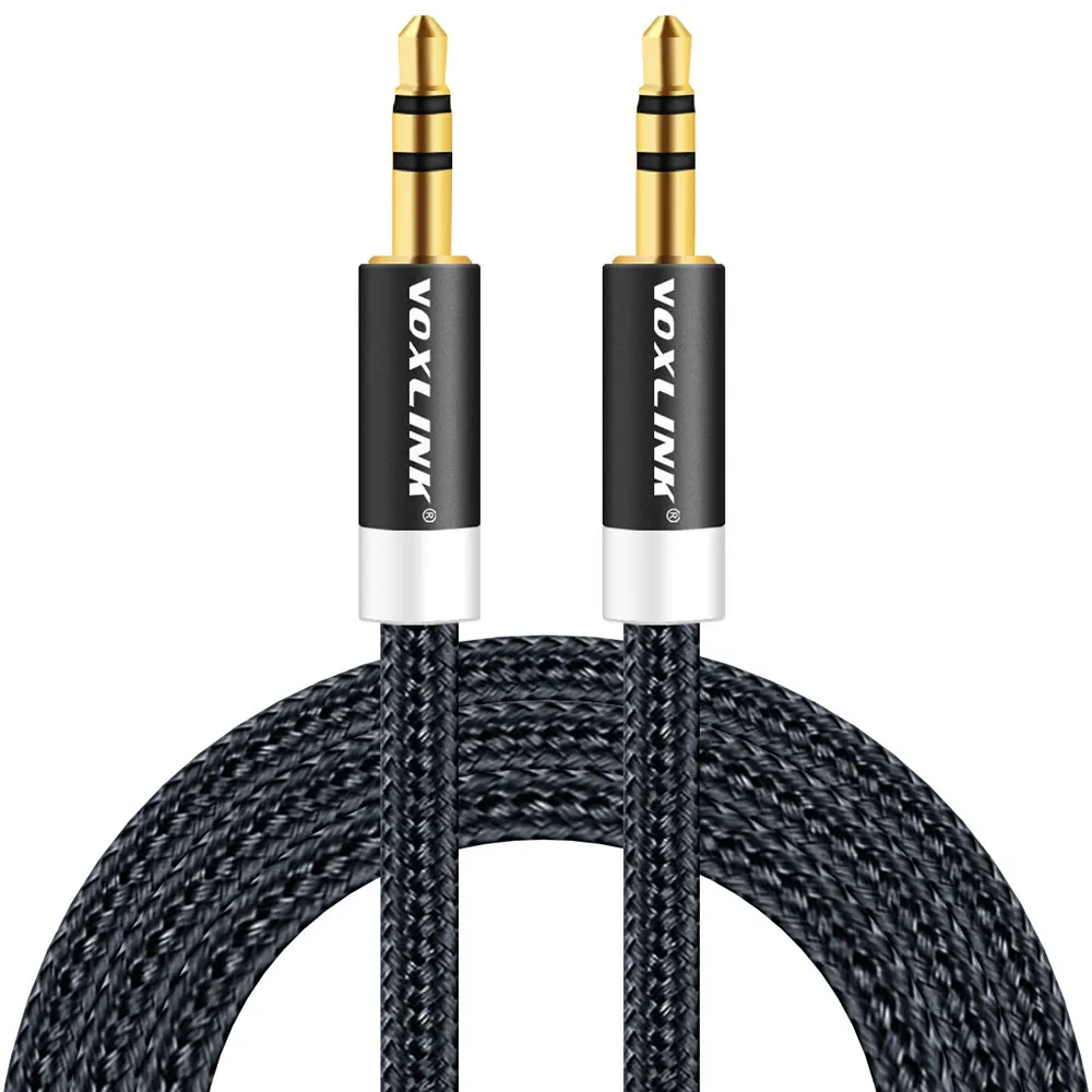 PUJIMAX kabel Aux 1m/2m/3m/5m przewód głośnikowy 3.5mm Jack Audio kabel do samochodu Adapter słuchawek męska wtyczka do Jack 3.5 Mm przewód Aux