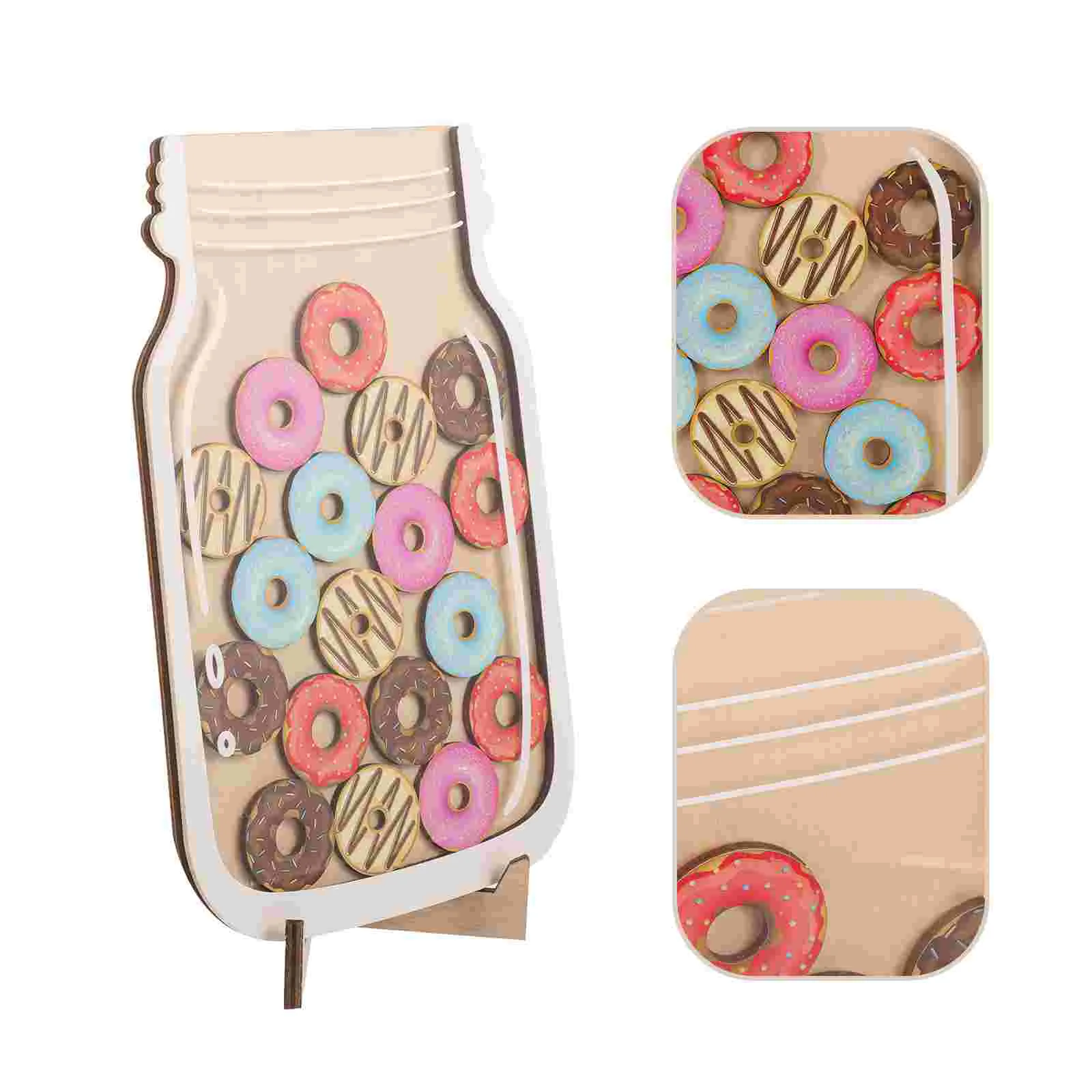 Reward Jar Cartoon Wood Token and System Item Wooden 1 Piece Set Classroom Jars for Kids Colorful Student Child