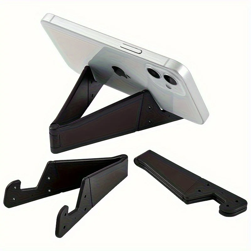 

3pcs Creative V-shaped Bracket Colorful Desktop Mobile Phone Lazy Bracket Foldable V-shaped Mobile Phone Bracket 1pc