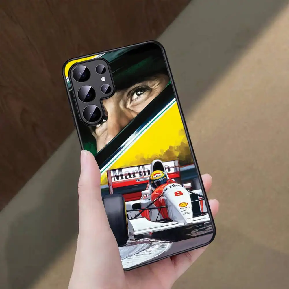 A-Ayrton S-Senna F1 سباق جراب هاتف لسامسونج غالاكسي S25 S23 S24 FE S22 S20 S21 S10 S9 زائد لايت الترا FE S30 نوت 20 10 #5