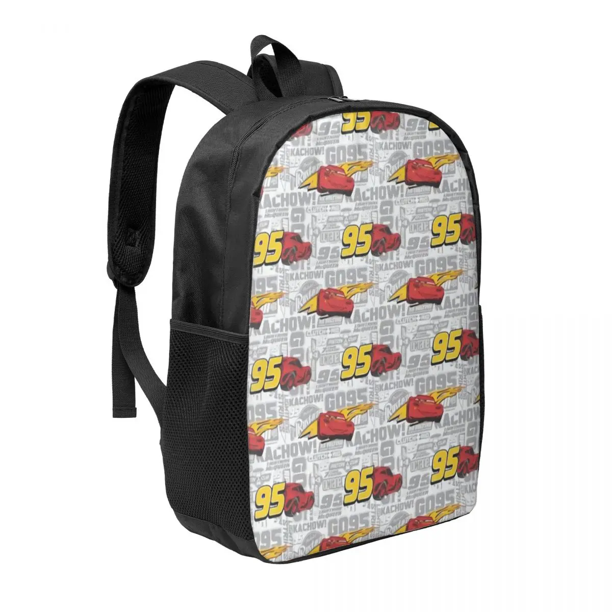 Custom Lightning McQueen 95 Racing Car Backpacks for Boys Girls School College Travel Bags Women Men Bookbag Fits 15 Inch Laptop