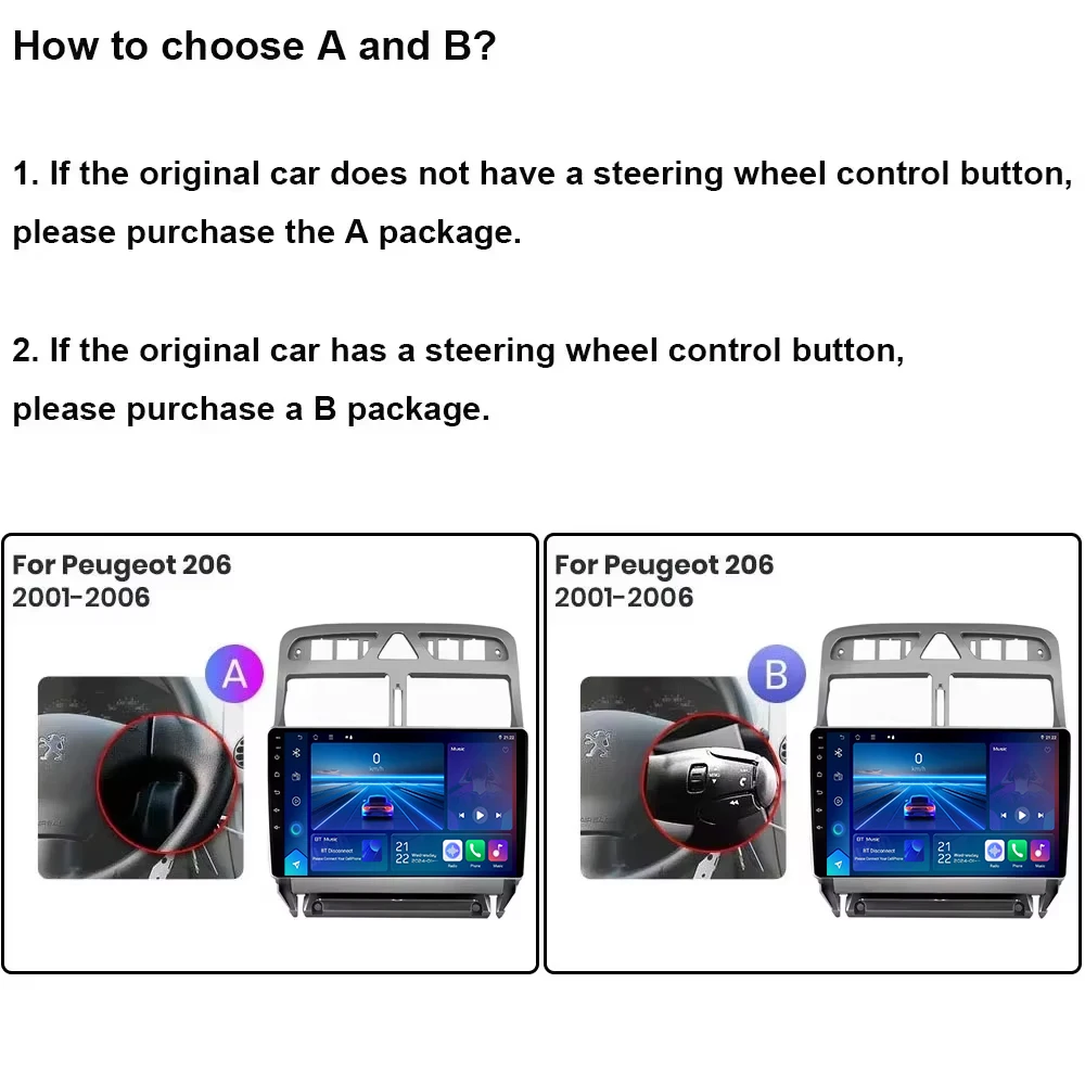 Android 16 Car Radio For Peugeot 307 Sw 307cc 307sw 2002 - 2013 Video Player Multimedia Navigation Gps Carplay Auto Head Unit 5g