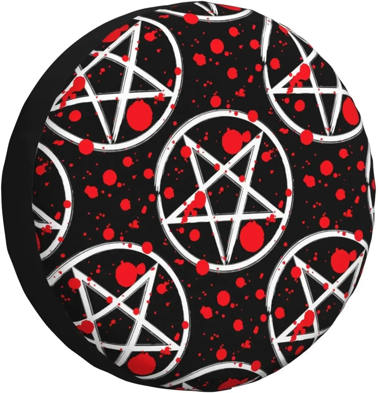 

Símbolos místicos vikingo Wiccan patrón pagano cubierta neumático Universal resistente a la intemperie cubierta neumático