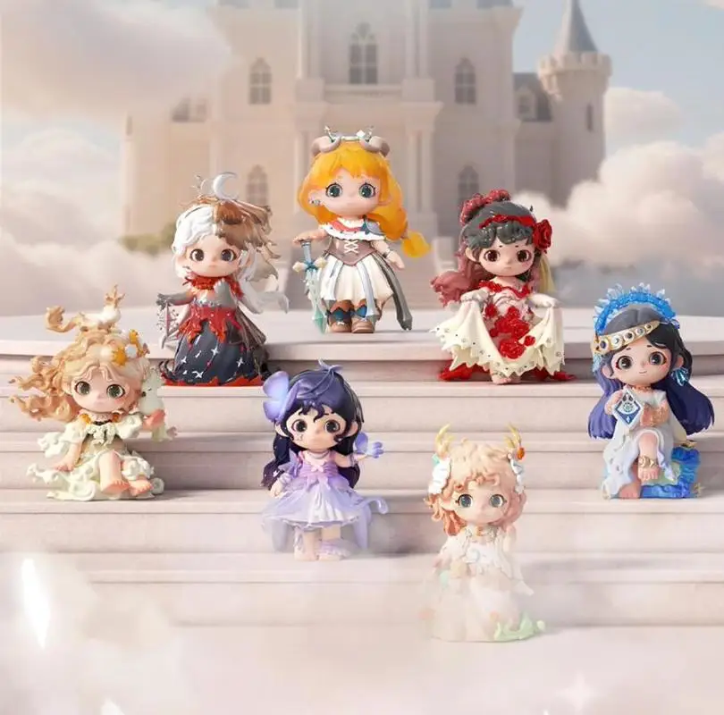 جديد Heyone Joy Guardians Covenant Chronicles سلسلة صندوق أعمى لطيف تحصيل دمية الكرتون غرفة ديكور لعبة هدية لصبي وفتاة