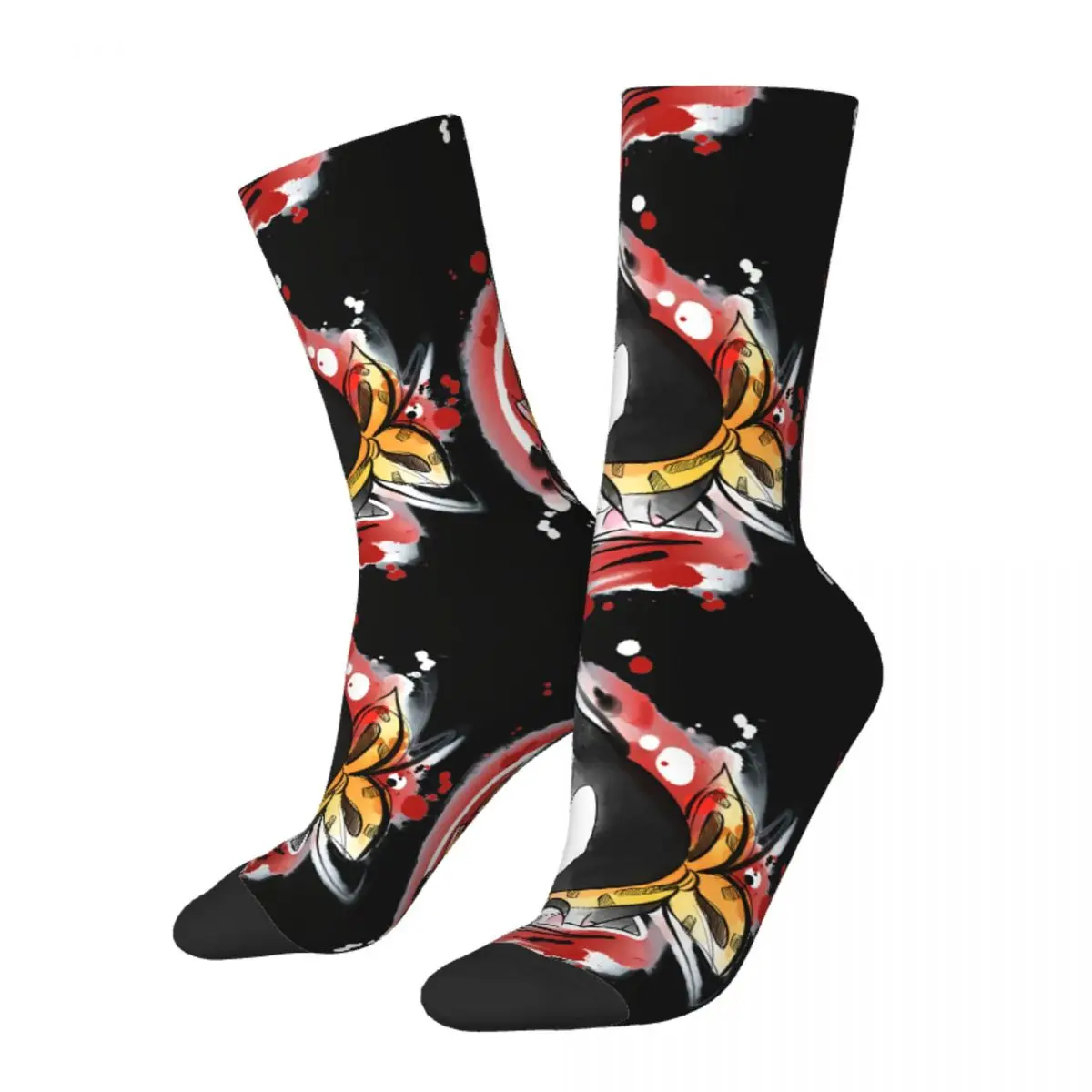 Hip Hop Retro Pichan Classic Crazy Men's Socks Unisex Ranma Manga Harajuku Seamless Printed Funny Novelty Happy Crew Sock