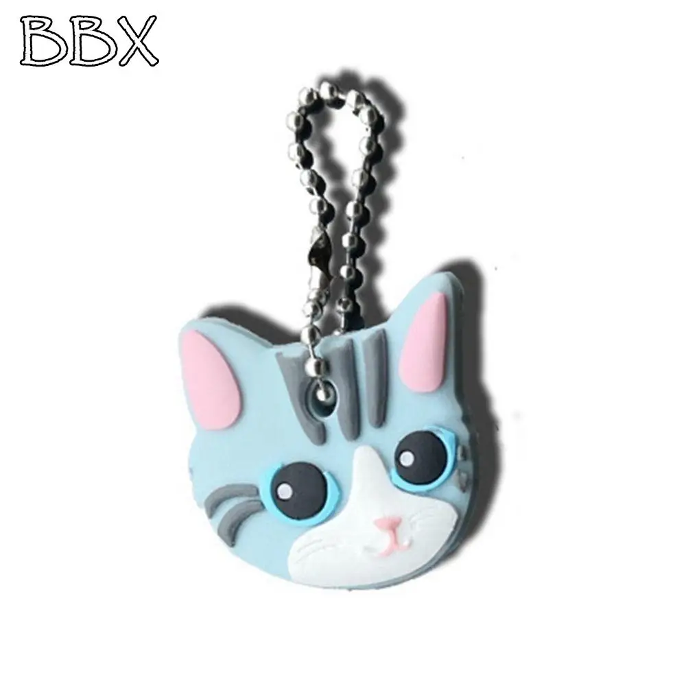 

Small PVC Key Protective Case Animals Shape Cartoon Key Dust Cover Dog Key Pendant Coat Keys