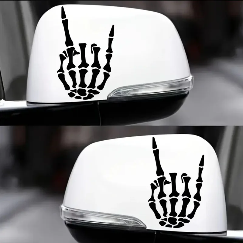 

3.96 inch X 6.4 inch Rock Skeleton Rock Vinyl Stickers Car Computer Car Stickers Waterproof Window Glass Car Rear Stickers