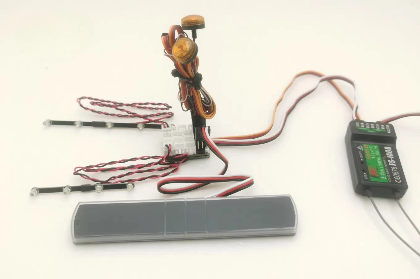 Tamiya MFC-03 56371 وحدة تحكم مع نظام صوت خفيف لـ Scania R620 56348 1/14 مقياس مركبة يتم التحكم بها عن بُعد جرار مقطورة ​