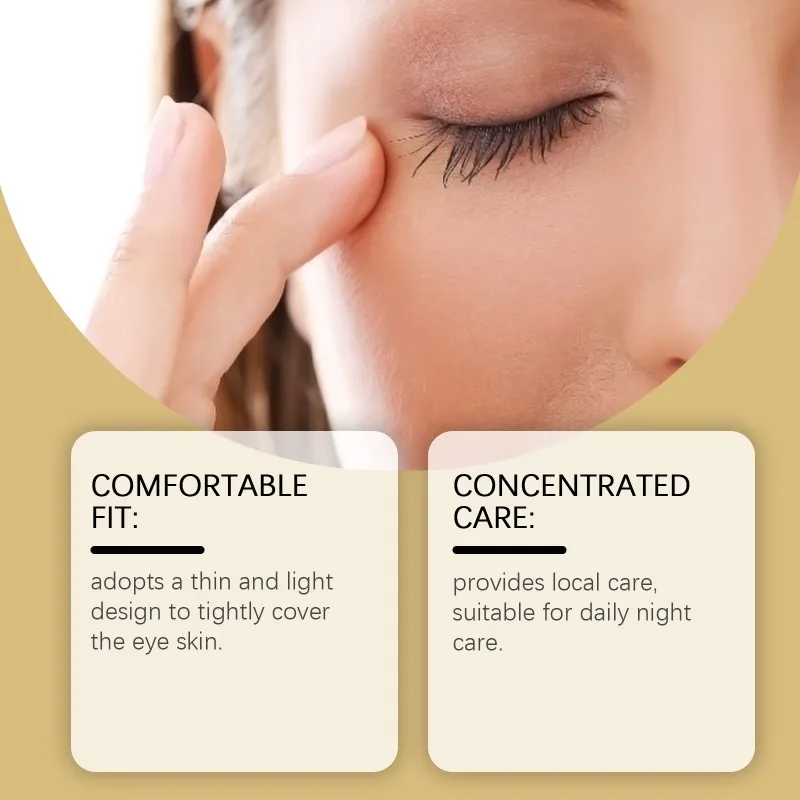 رقع العين الذهبية الممتلئة، ترطيب ثبات، إصلاح حاجز بشرة العين، مناسب لجميع أنواع البشرة